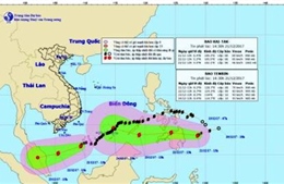 Bão mạnh thêm trên biển Đông, gió mùa Đông Bắc tăng cường